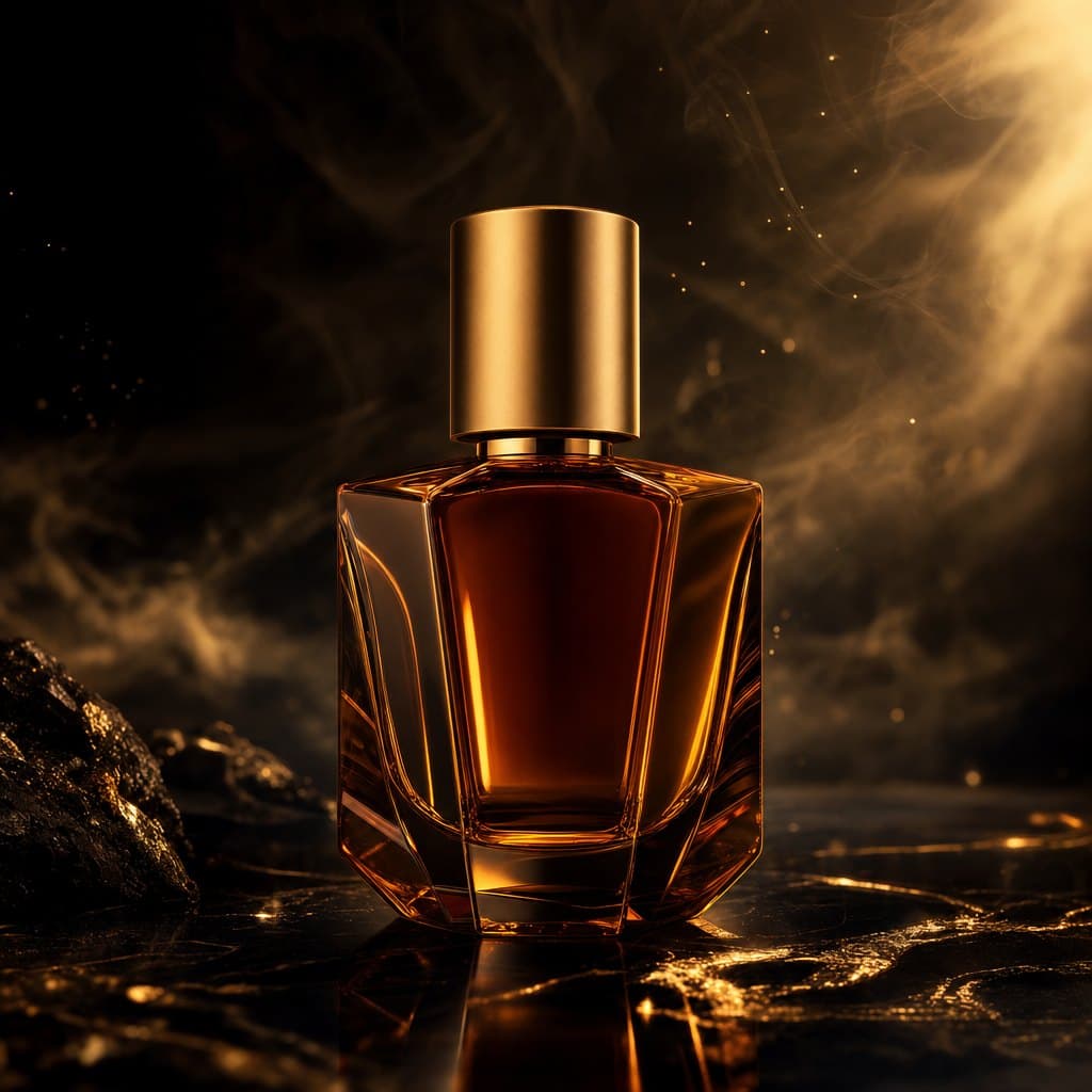 An on-brand fragrance ad generated by AdReady